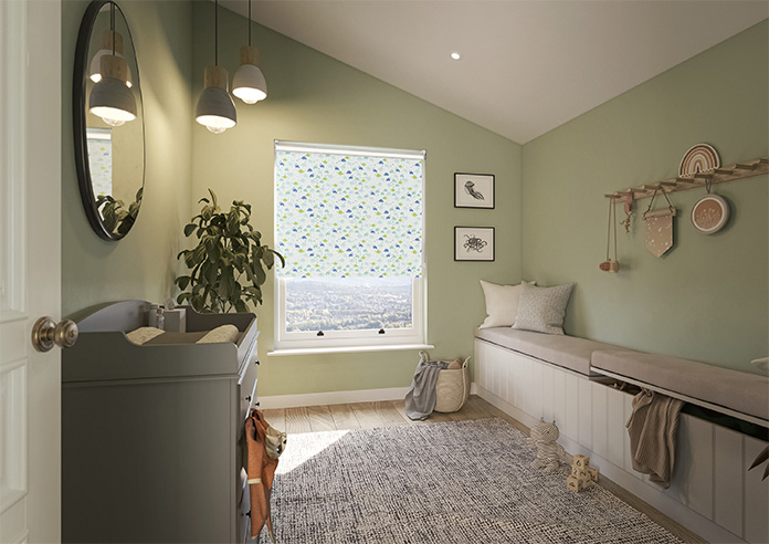 Dino Geo, Jurassic Greens - Roller Blind - Image 7